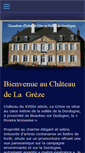 Mobile Screenshot of chateaudelagreze.com